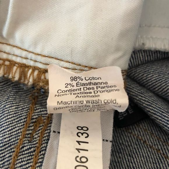 Madewell Jeans 9” High Rise Skinny Crop Jeans in Bruce Wash Distressed size 26 - Picture 12 of 13